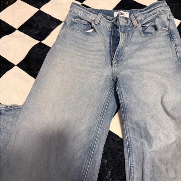 PAIGE Women's Denim Straight Leg Jeans SASHA - Picture 5 of 7